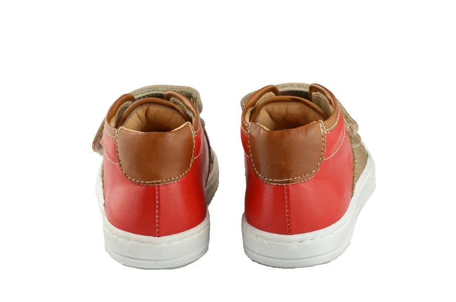 Ocra Boys Brown, Blue & Red Hightop