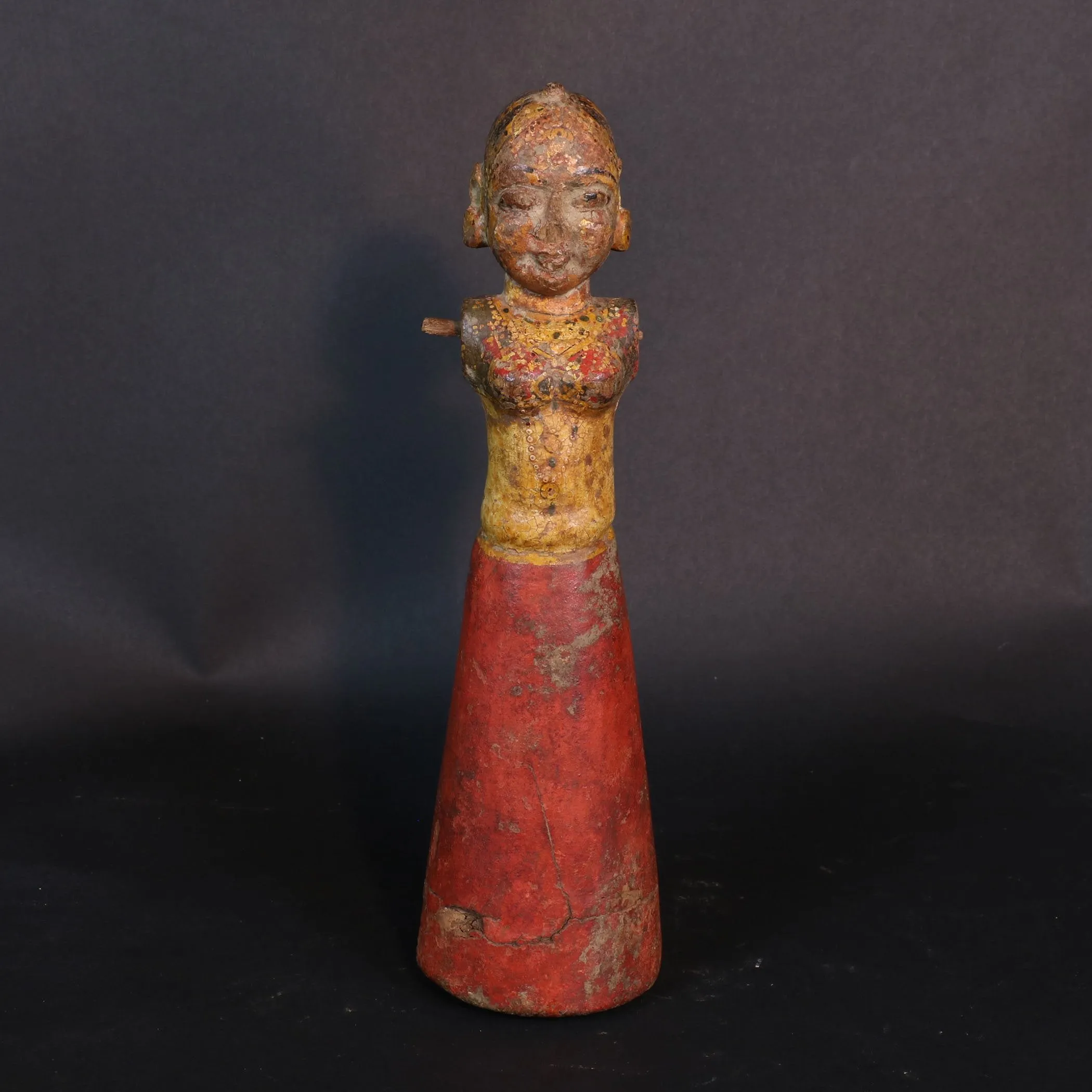Original Painted Gangaur Figure - 19thC