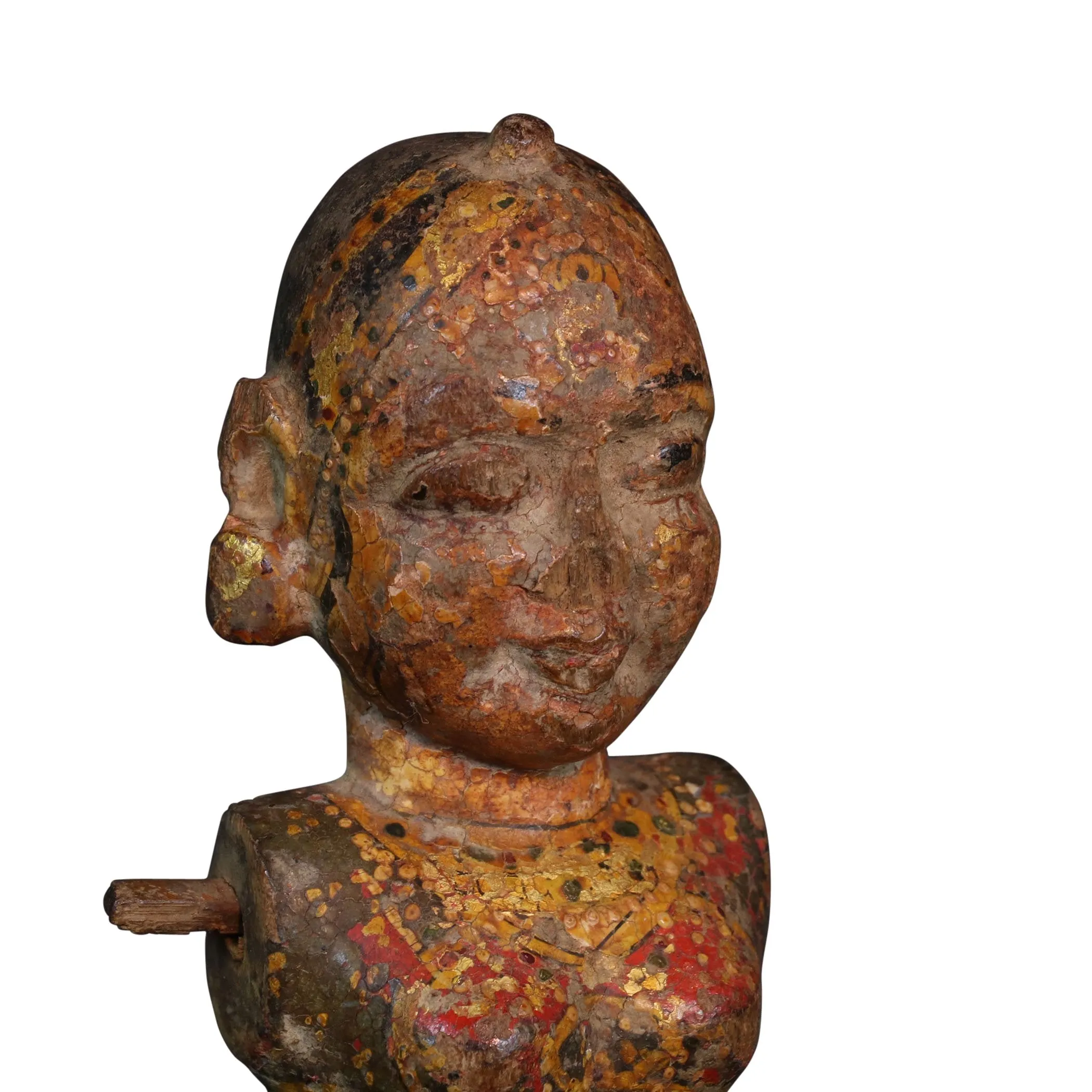 Original Painted Gangaur Figure - 19thC