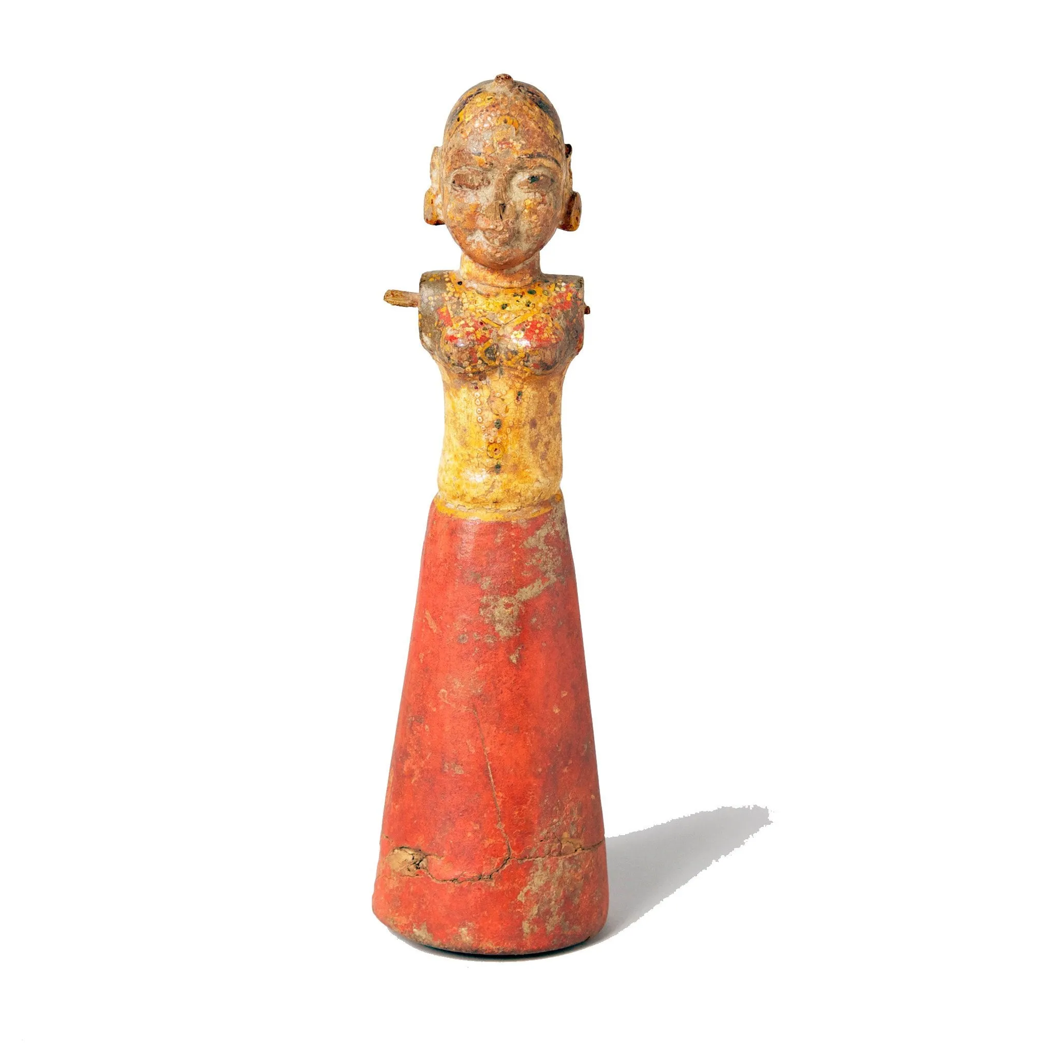 Original Painted Gangaur Figure - 19thC