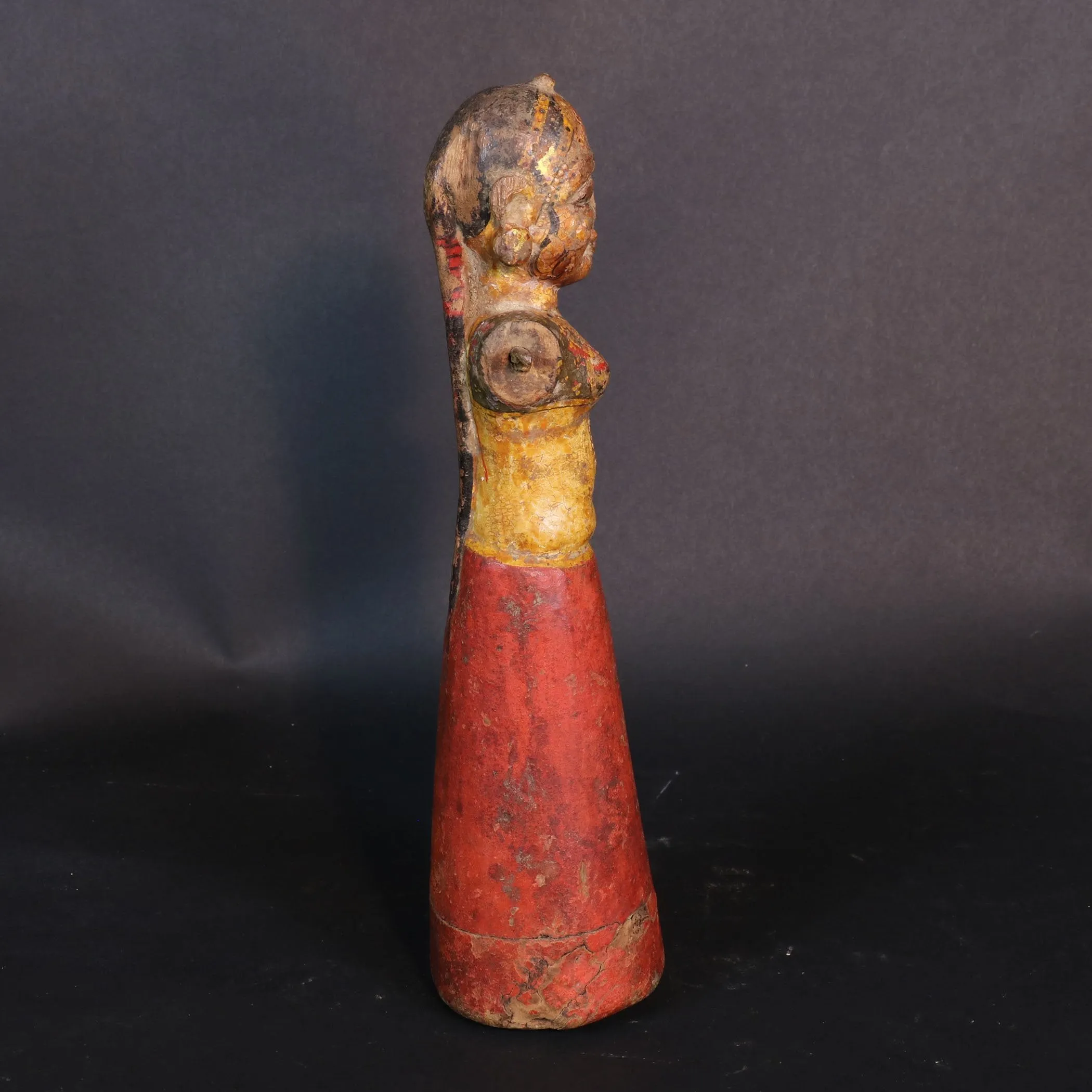 Original Painted Gangaur Figure - 19thC