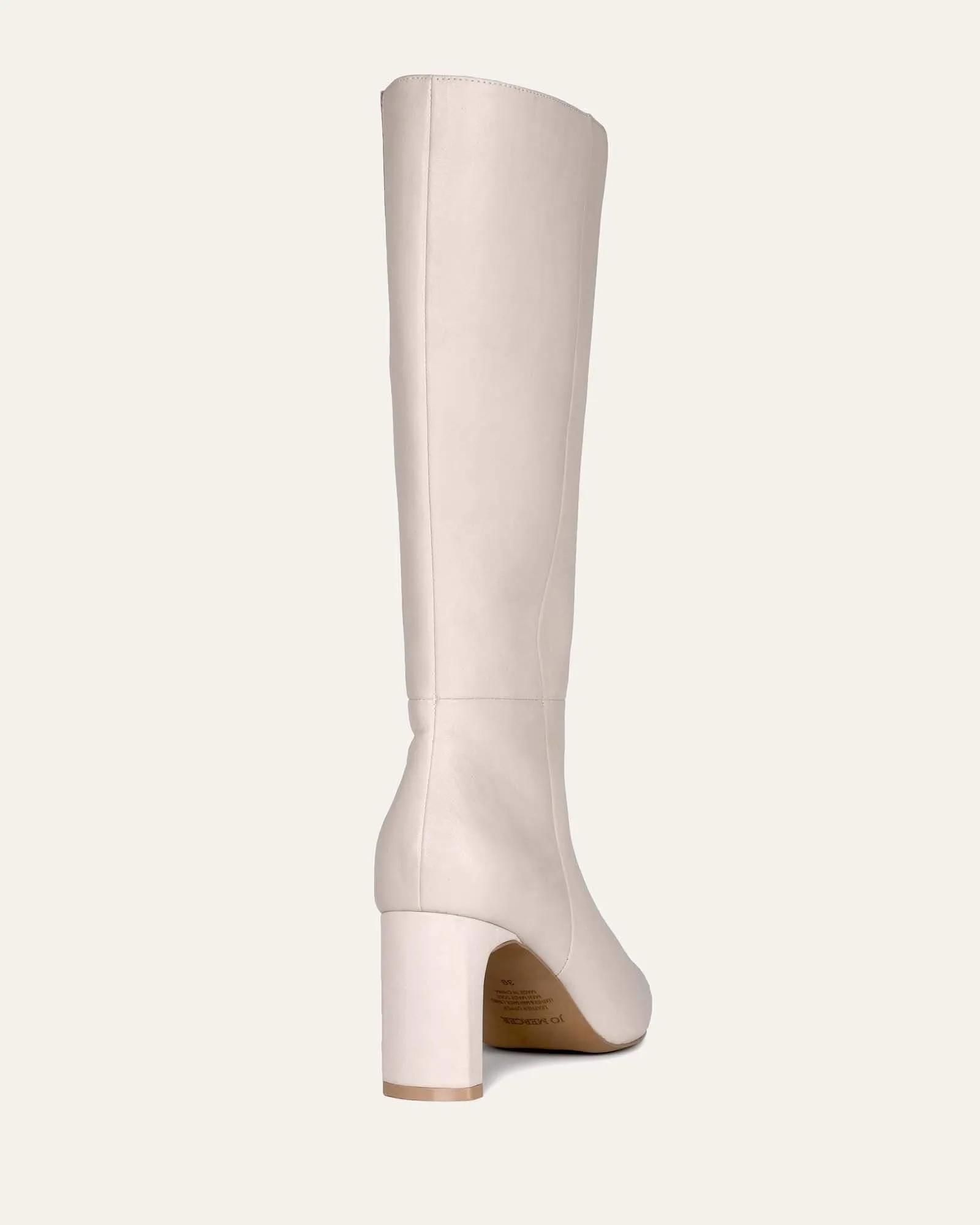 PIXIE CALF BOOTS BONE LEATHER