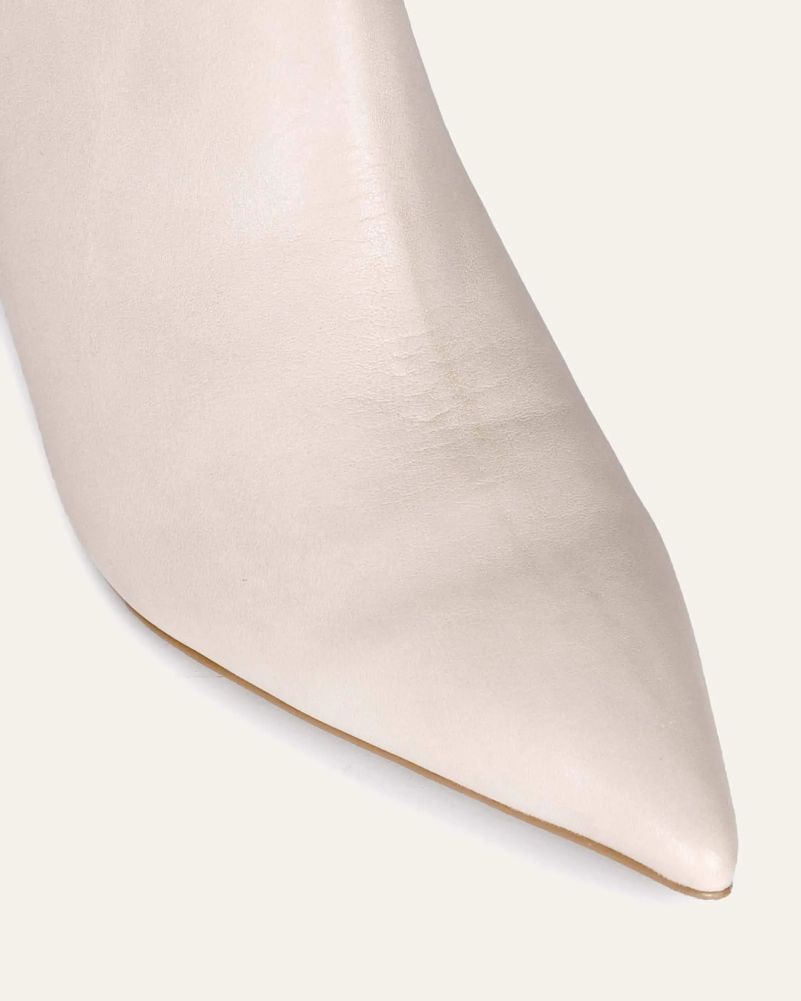 PIXIE CALF BOOTS BONE LEATHER