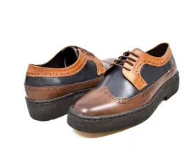 Playboy Wingtips Three Tone Low Cut Shoe from The British Collection