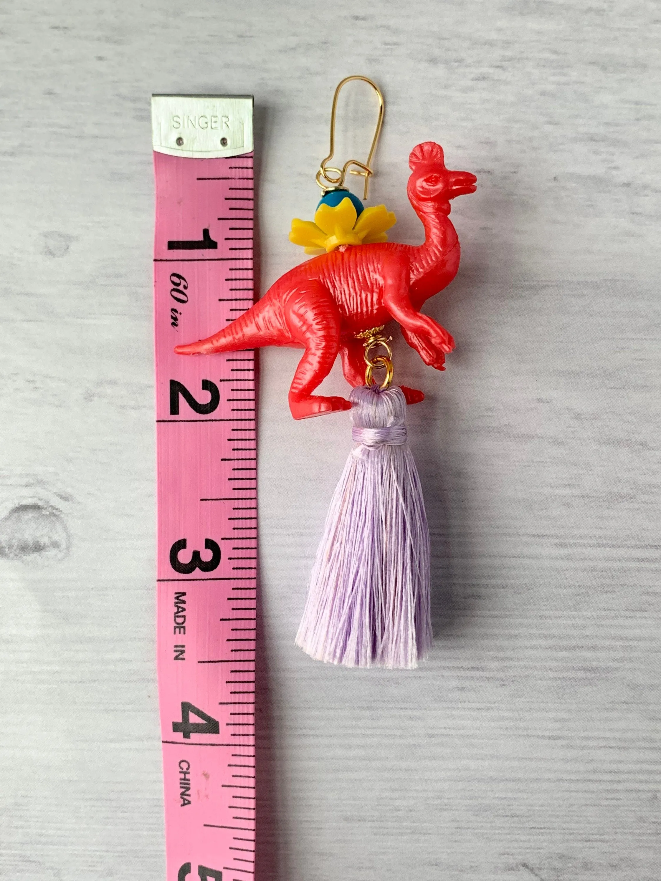Poppy Tsintaosaurus Earrings