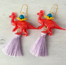 Poppy Tsintaosaurus Earrings