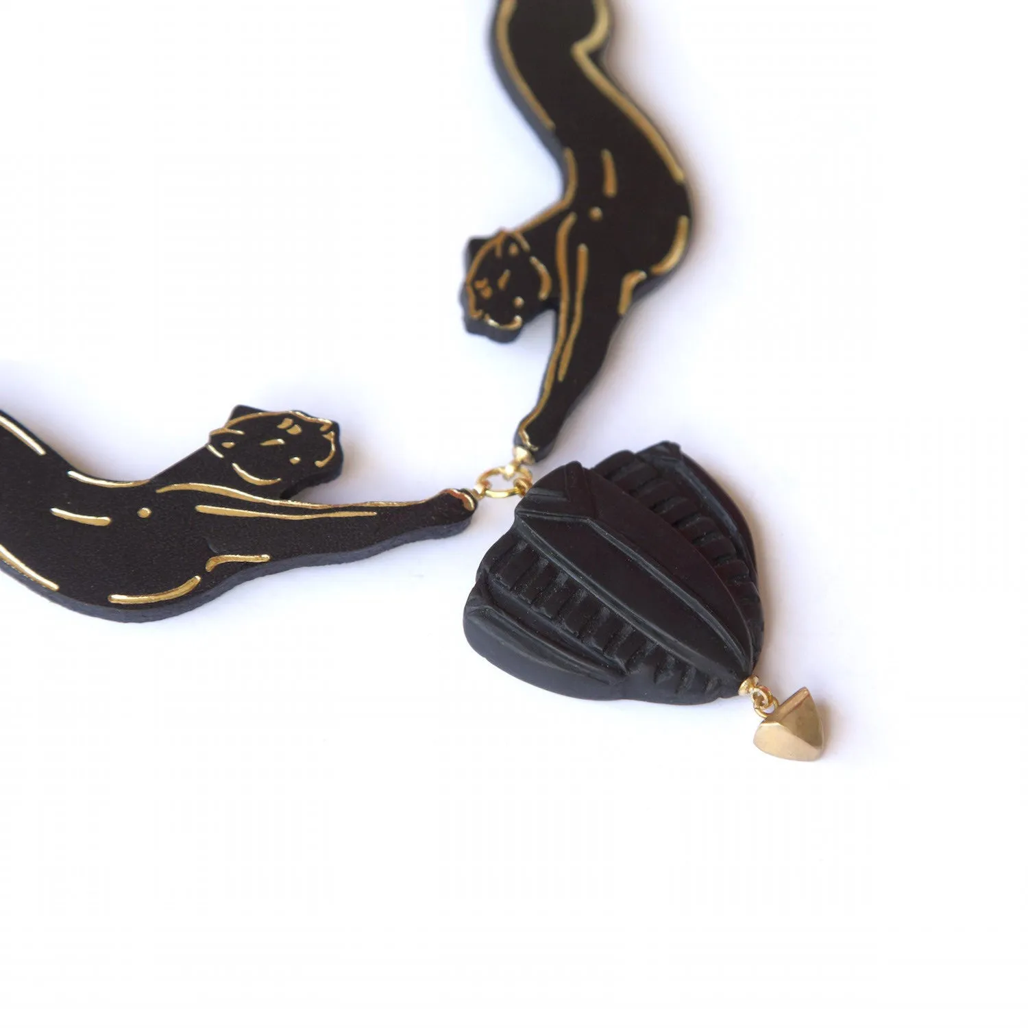 POUNCING PANTHER necklace