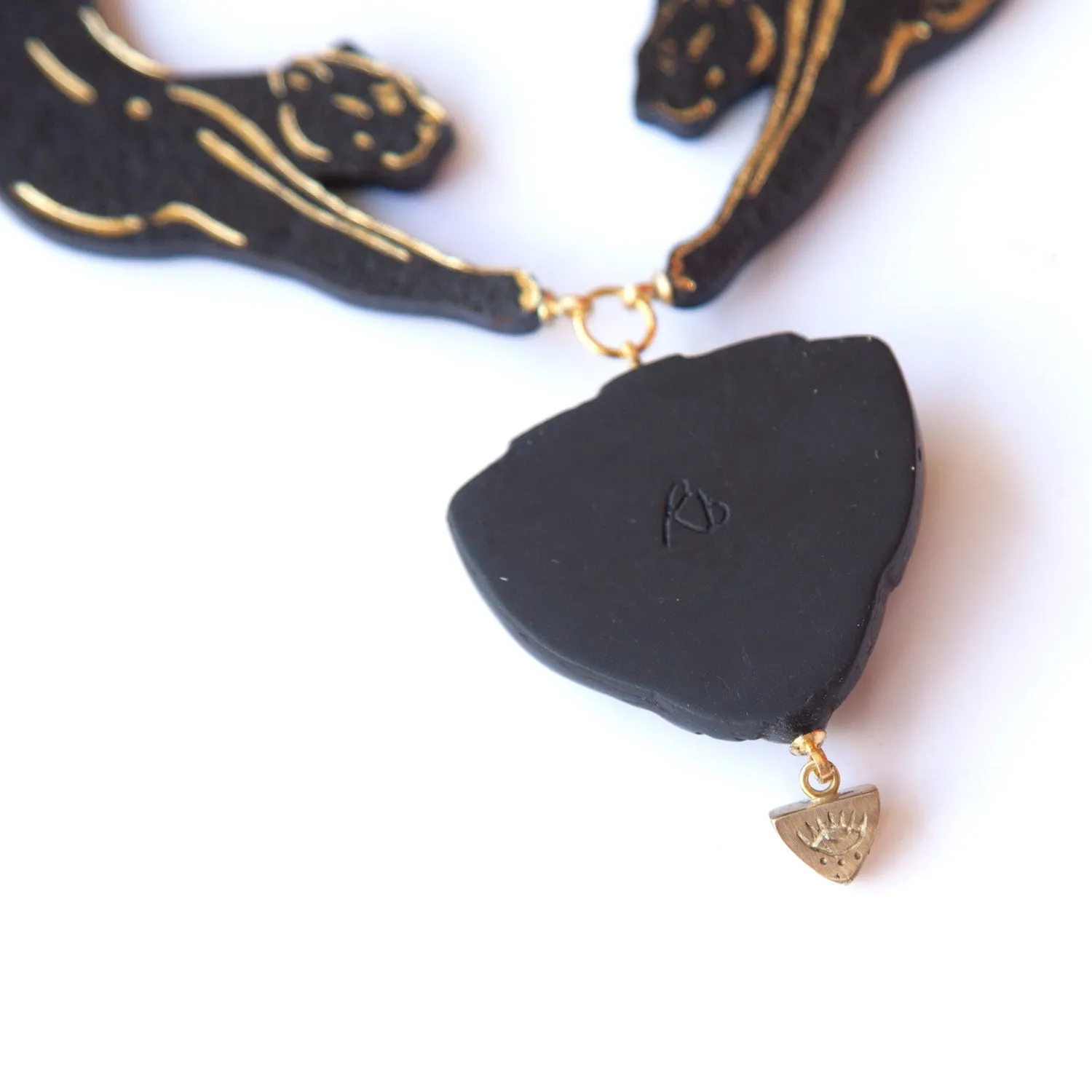 POUNCING PANTHER necklace