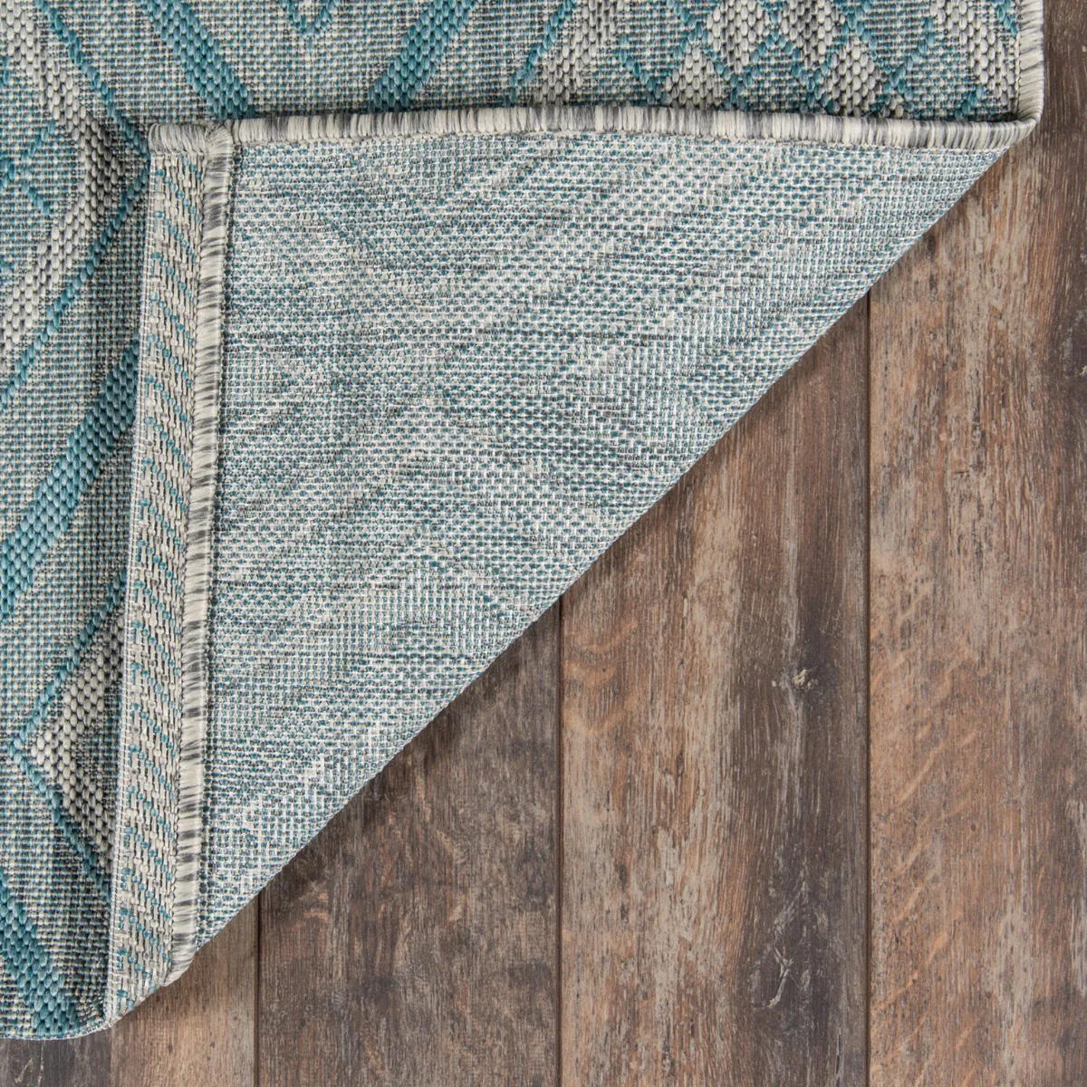Rajasthan Weekend Light Blue All-Weather Indoor-Outdoor Area Rug