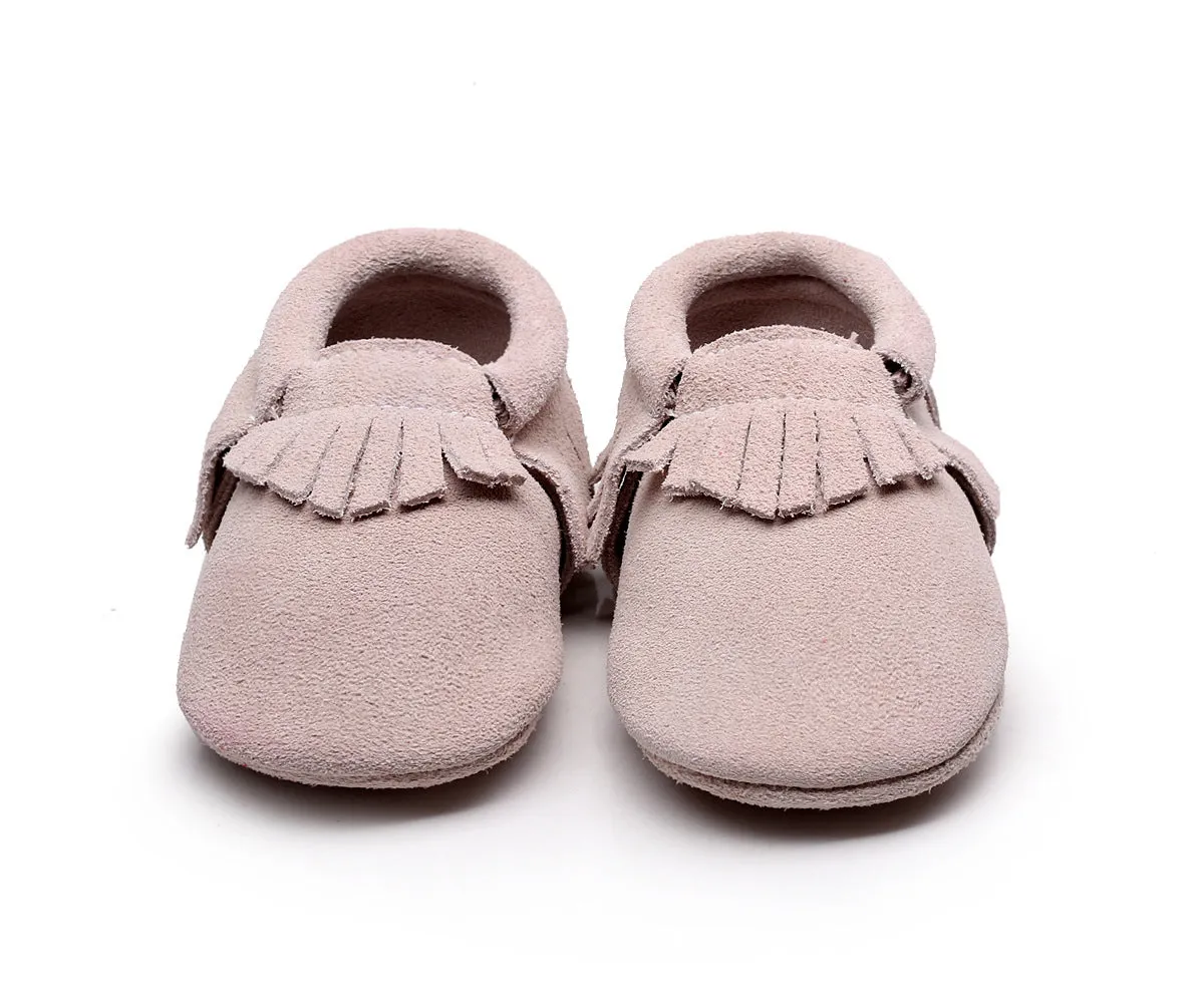 Ranch Kids Western Moccasin Shoes With Fringes