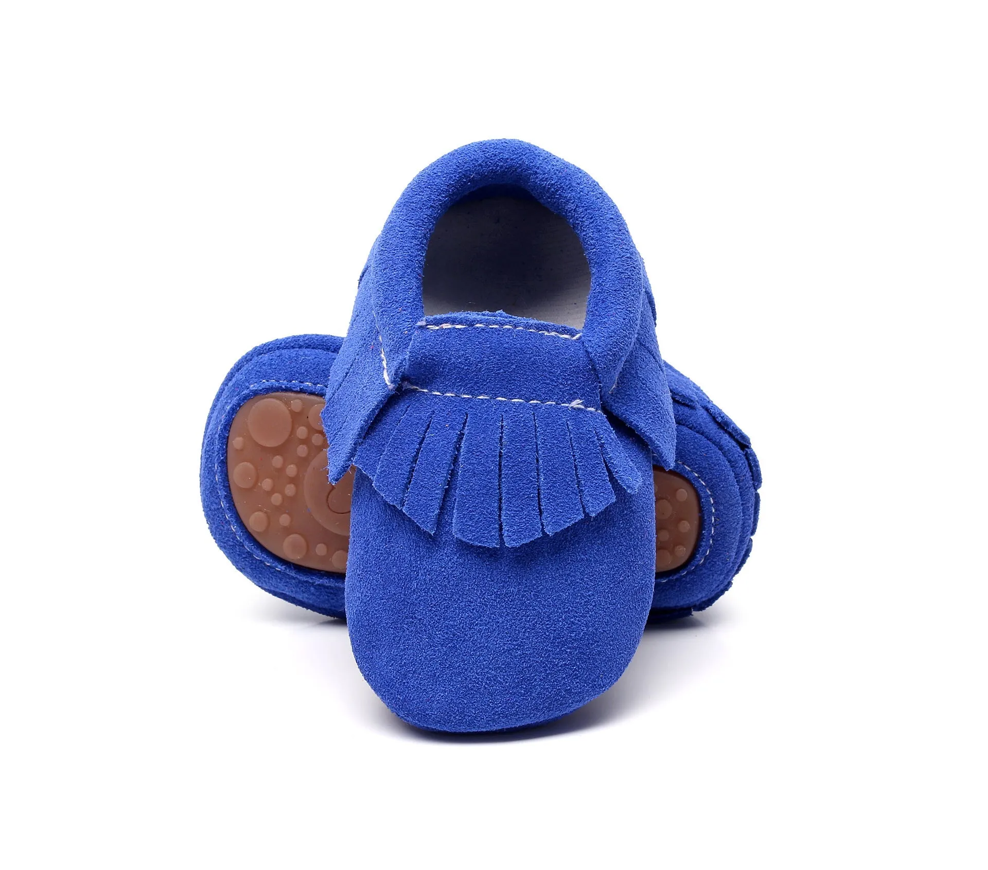 Ranch Kids Western Moccasin Shoes With Fringes