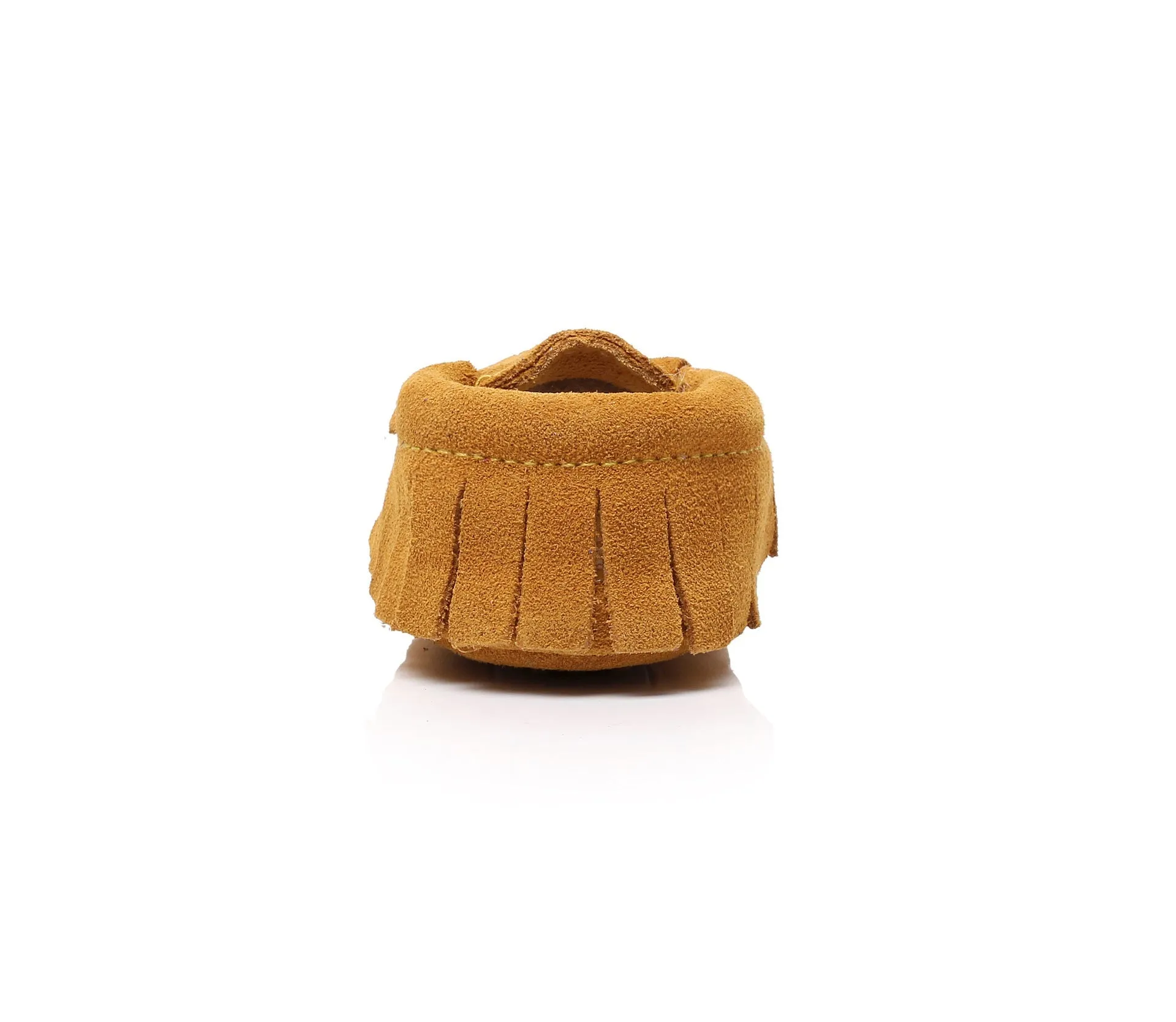 Ranch Kids Western Moccasin Shoes With Fringes