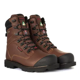 Royer Men's Revolt -40 Brown 8" Work Boot 8921RTAG