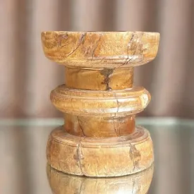 Spice Box Handmade Vintage Style Indian Candle Holder Small Wall Decor 14x14x15cm Handcarved in Solid Hard Wood Decorative Candle Holdr Bedoom | Home Decor | Living Room | CH080066 6x6x6inch