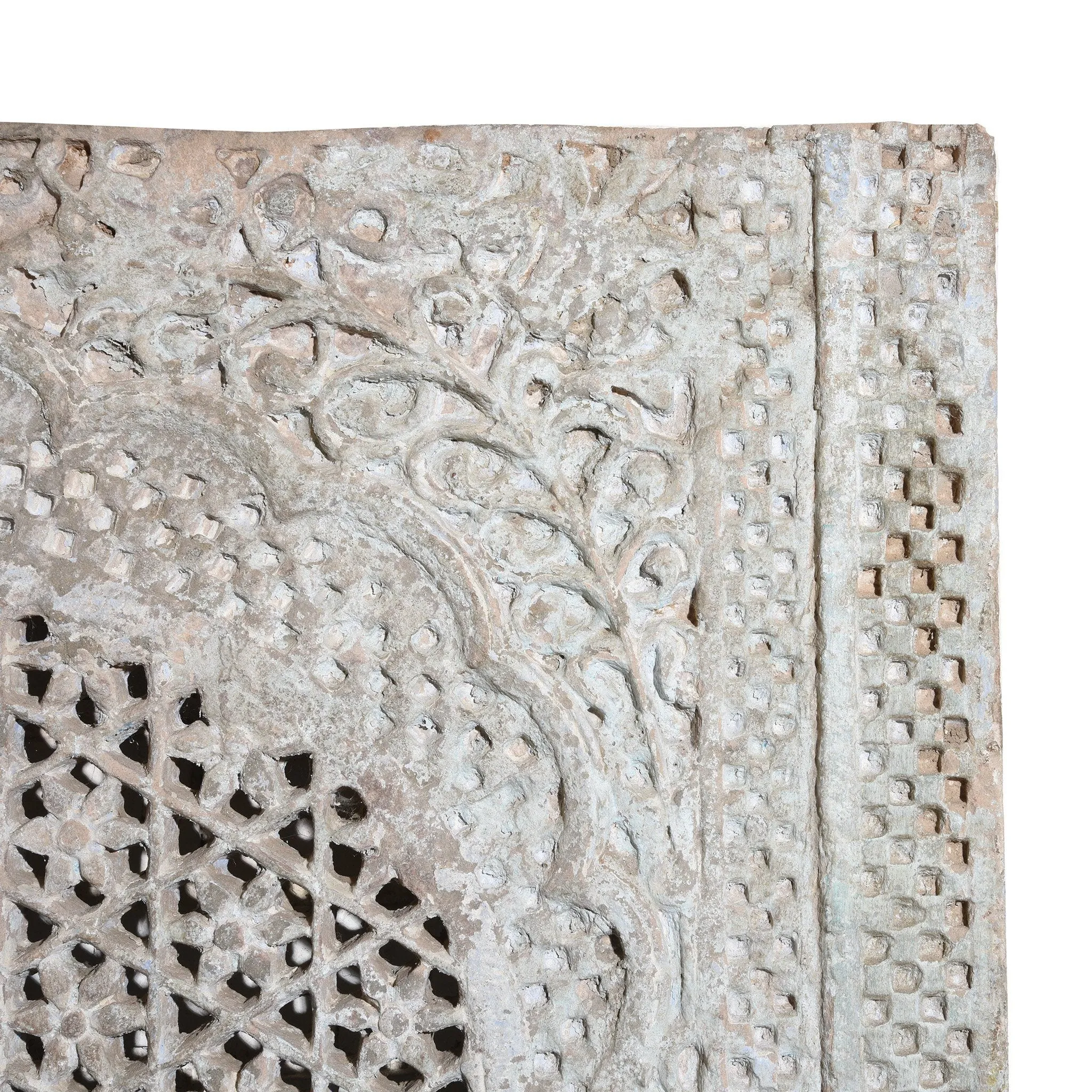 Stone Jali Work Window Panel From Jodhpur - 19thC