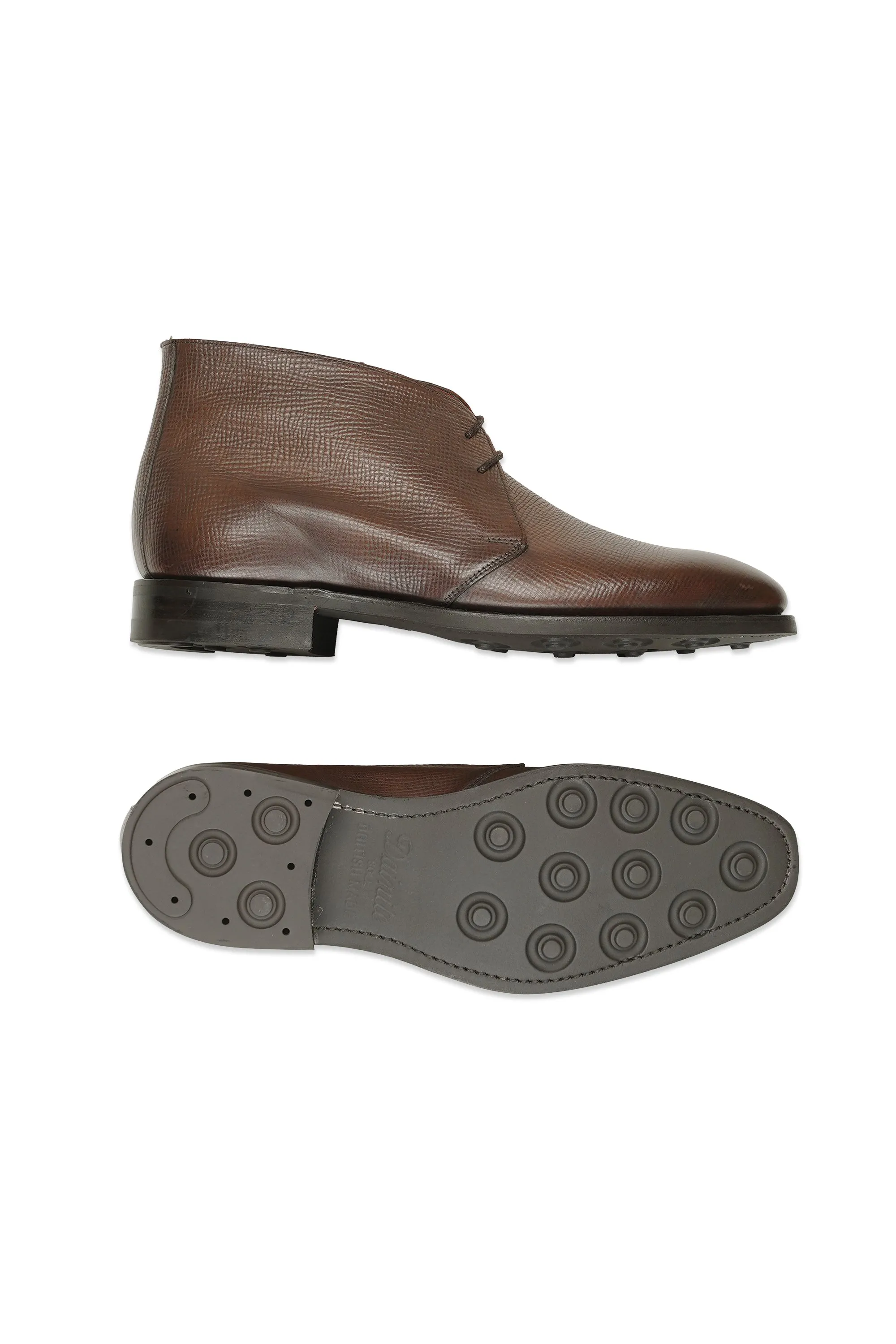 The Armoury Hajime 103813 Mocha Reade Jupiter Grain Leather Chukka Boot *factory seconds*