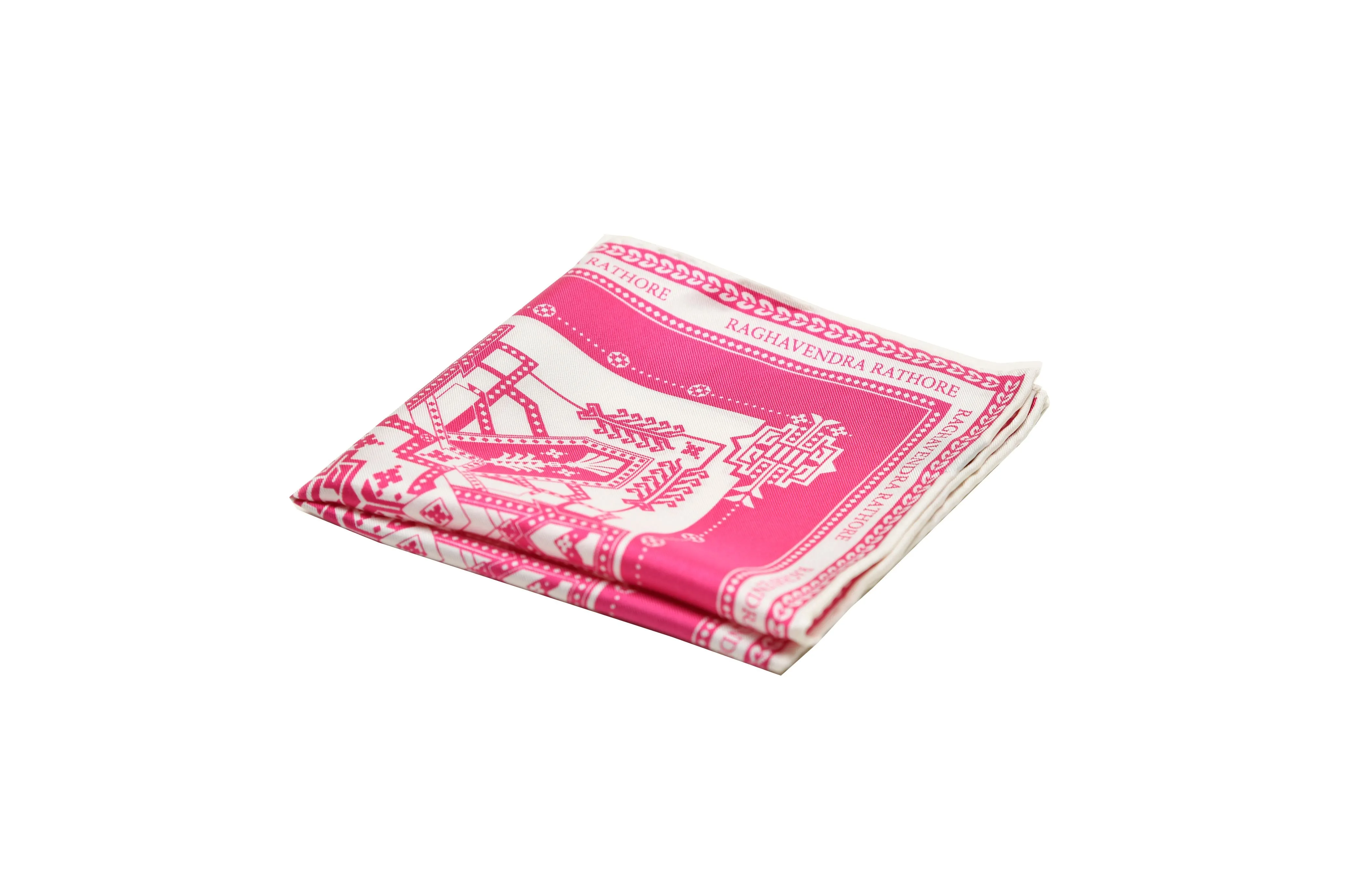 THE KILIM RANGOLI POCKET SQUARE