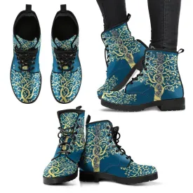 Tree of Life Leather Boots