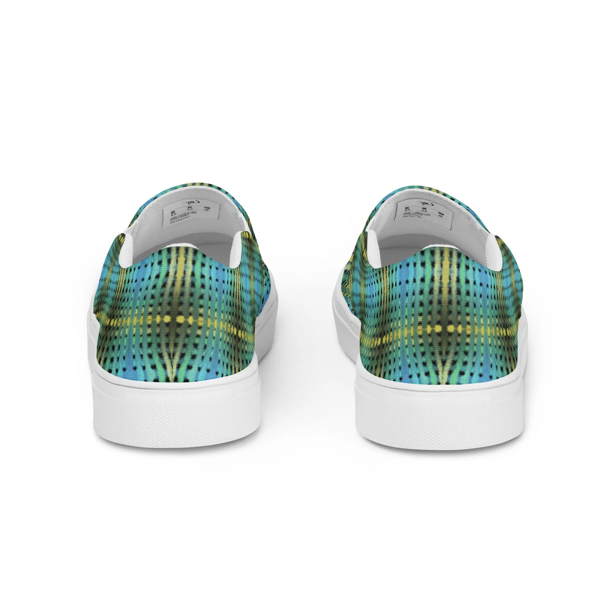 Tuna Tartan Mens slip-on canvas shoes