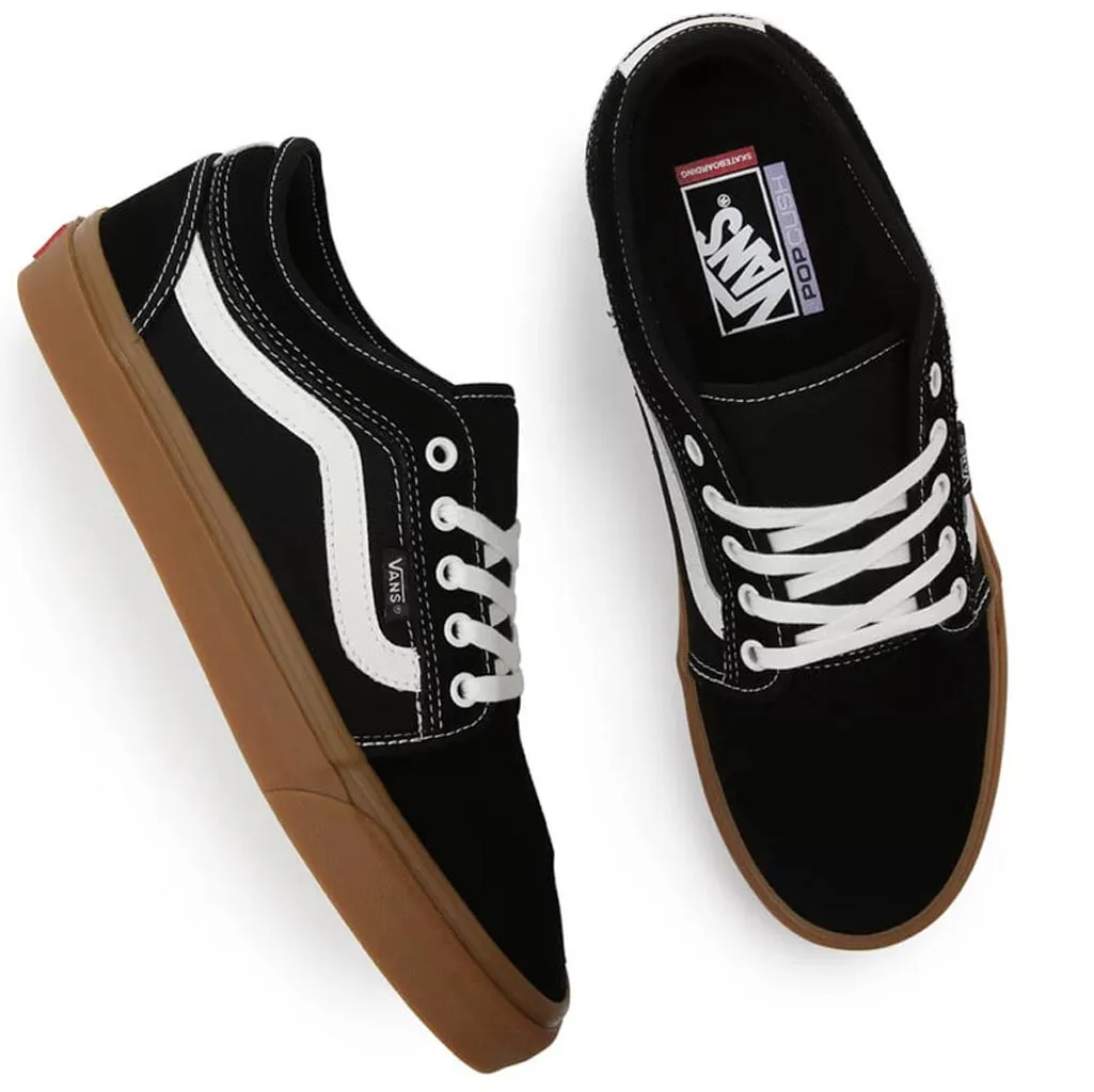VANS CHUKKA LOW SIDESTRIPE - BLACK/GUM