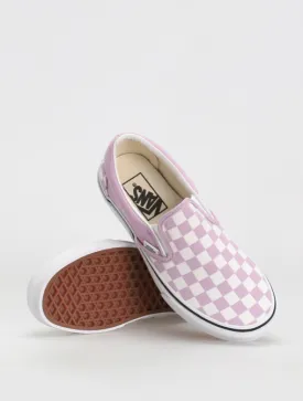 VANS CLASSIC SLIP ON COLOUR THEORY CHECKERBOARD - LUPINE