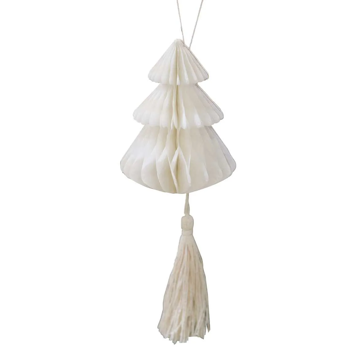 White Honeycomb Christmas Trees