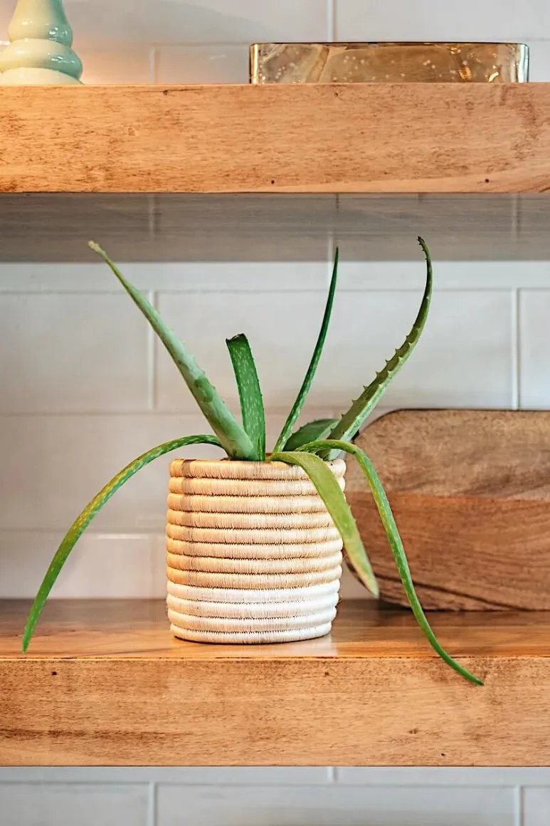 White Vandi Basket with Tassels