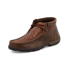 Women’s Twisted X Chukka Driving Moc (Tooled) – Classic Comfort & Timeless Style