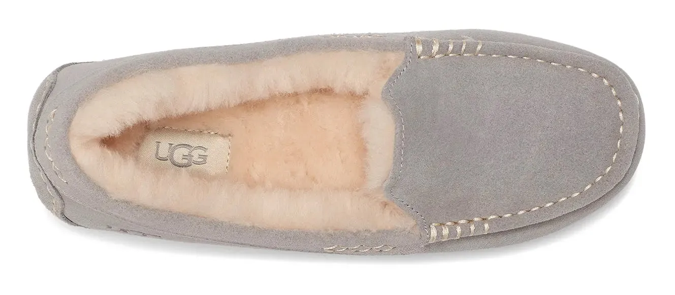 Women's UGG Ansley – Classic Suede Moccasin with Wool Lining