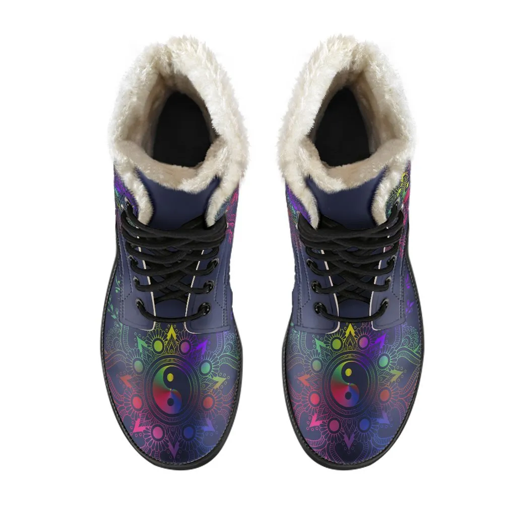 Yin Yang Mandala Boots
