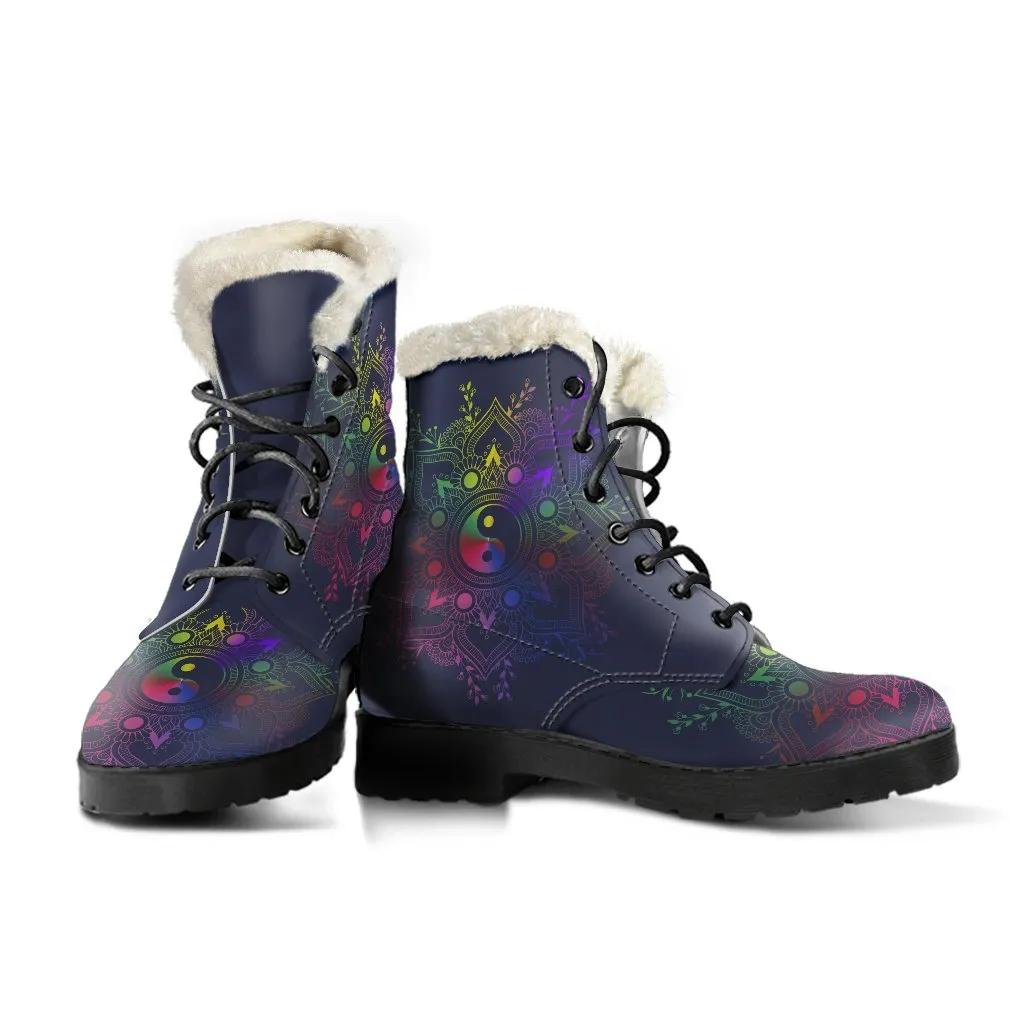Yin Yang Mandala Boots